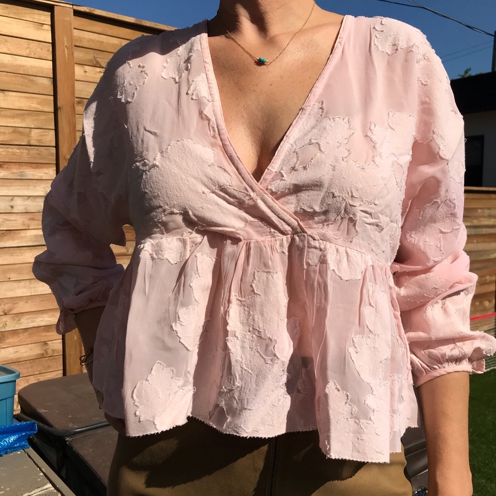 Wilfred Peplum blouse, size XS